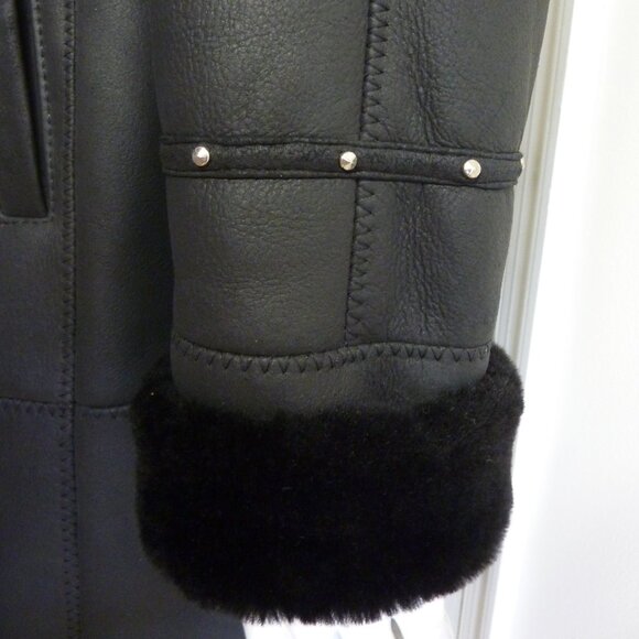 HiSO IRA Trimmed Shearling Coat - Picture 7 of 11